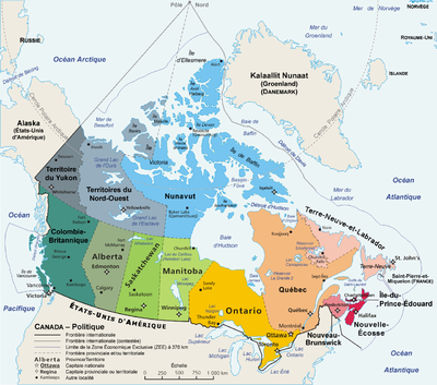 carte administrative du canada carte administrative du canada
